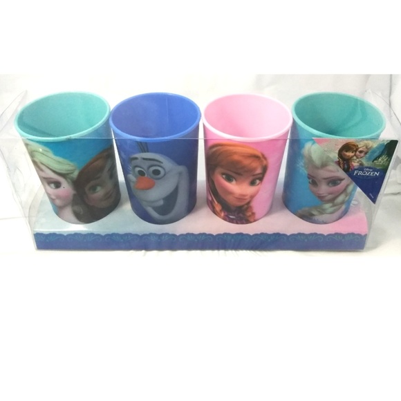 Disney Frozen-4 Pack Lenticular Cup Set - Picture 1 of 7